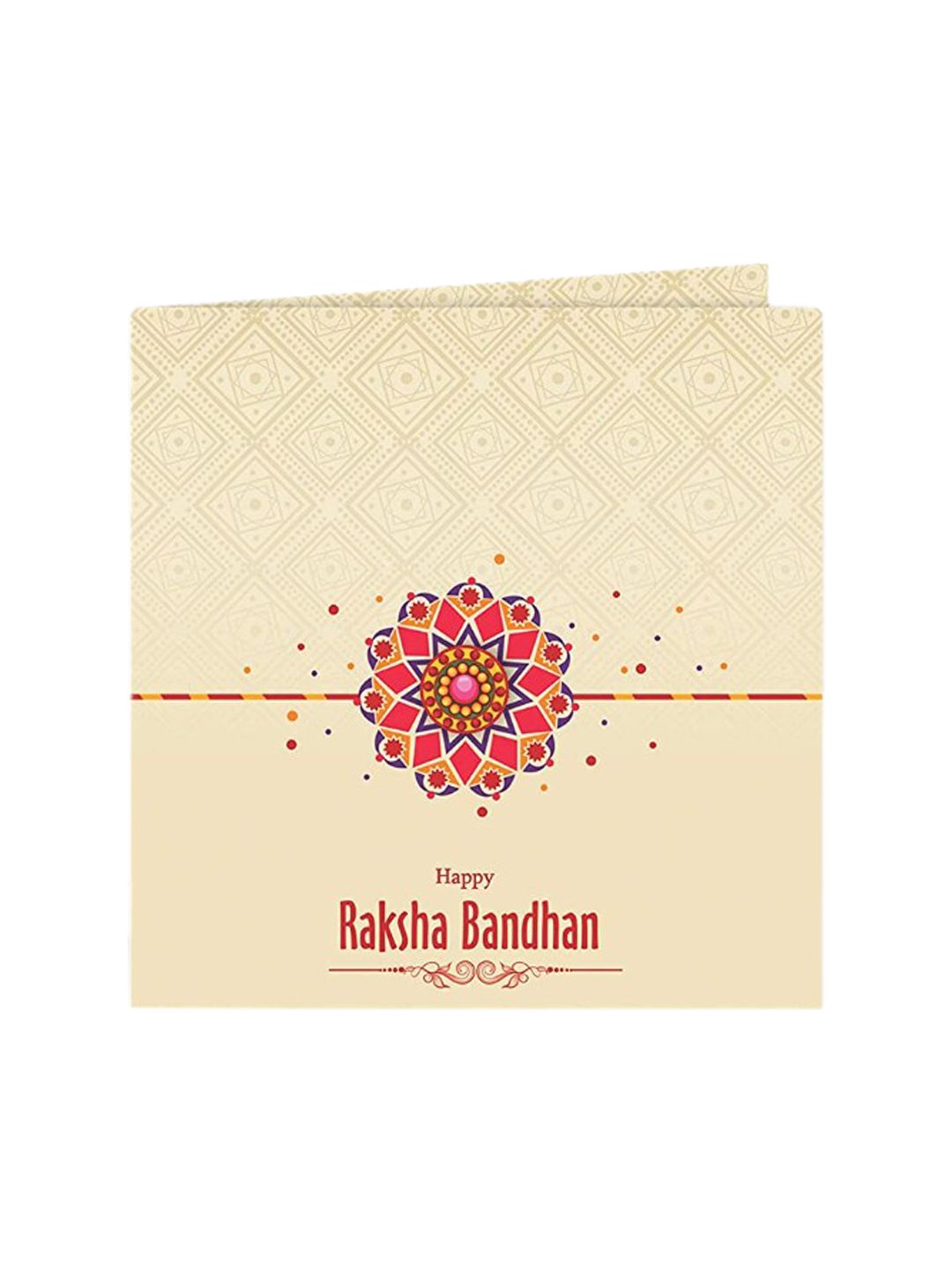 Dhiyona Unisex Set Of 2 Beaded Thread Rakhi