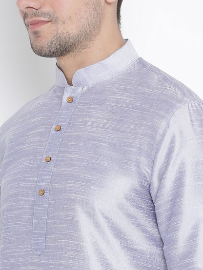 Men's Hawa Silk Blend Straight Kurta Pyjama Set
