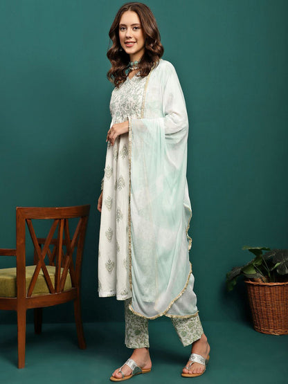 Women Printed Pure Cotton Kurta Sets