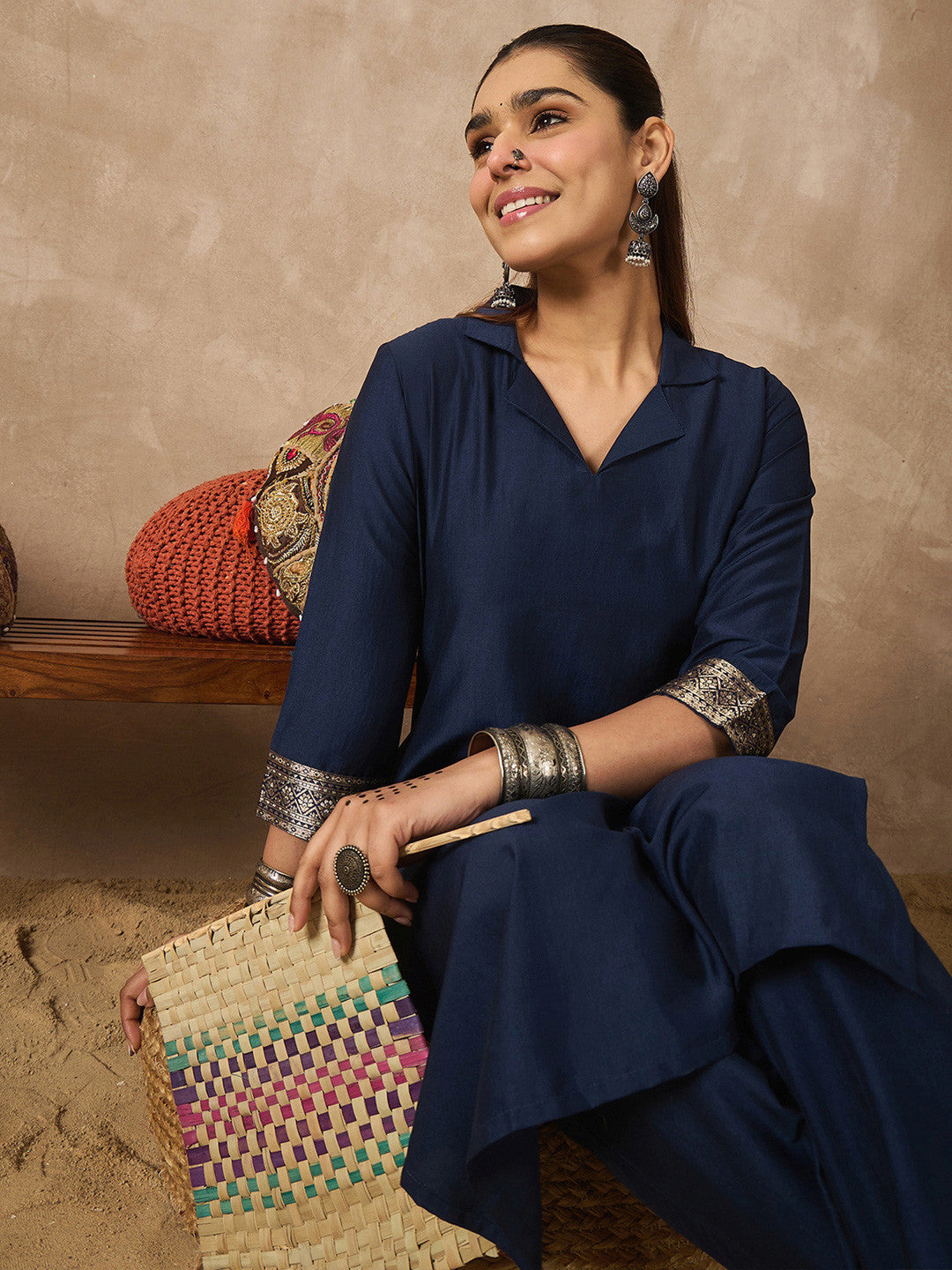 Women Regular Kurta with Trousers