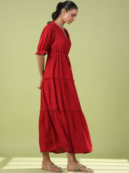 Dhiyona AY Women's Printed Tier Dress