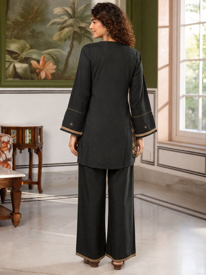 Karen Spruce Embroidery Cotton Co-ord Set