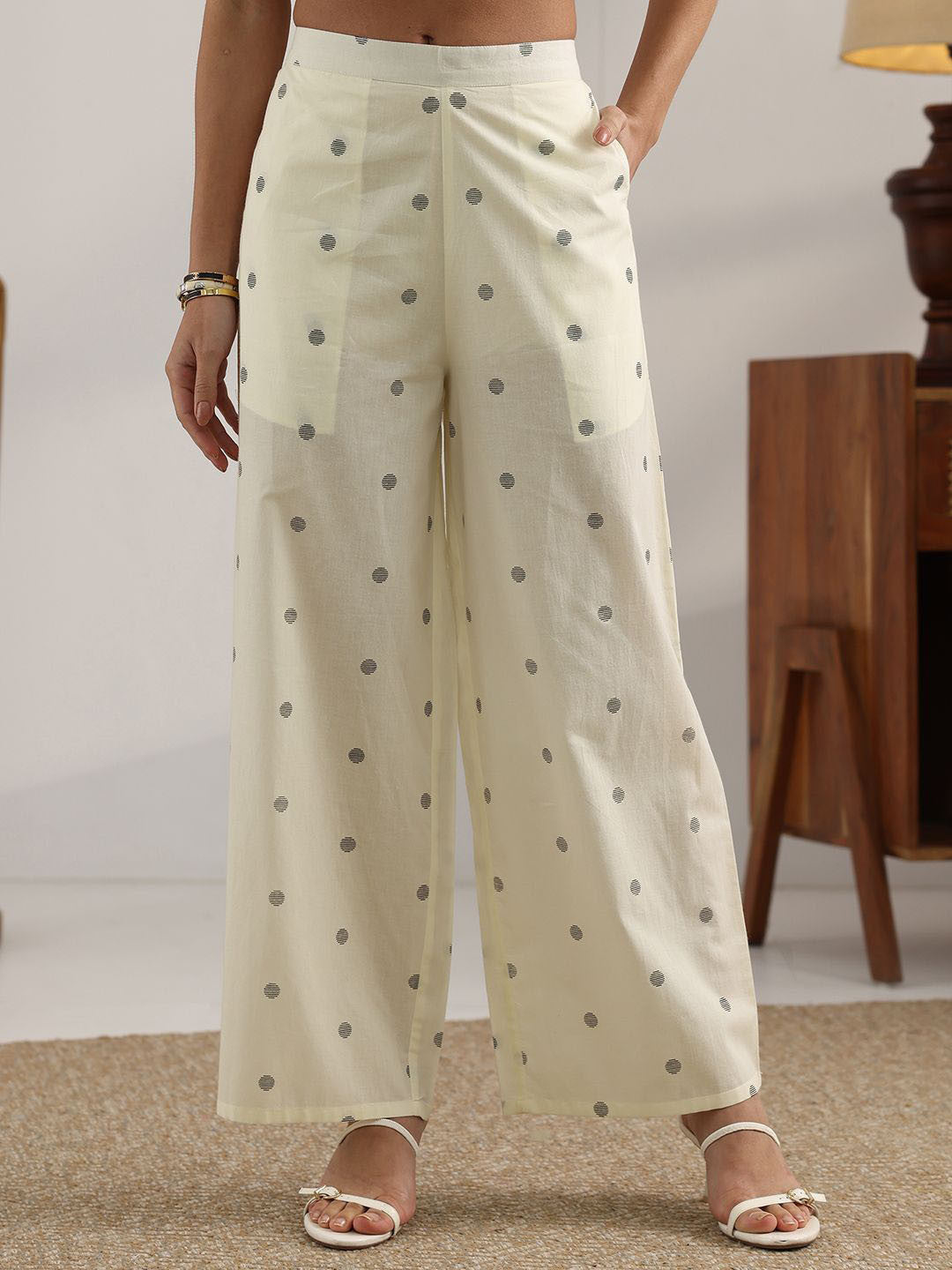 Women Geometric Printed Kurta with Palazzo
