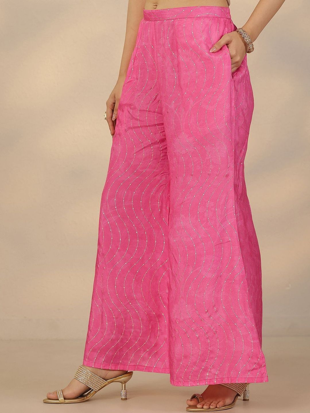 Dhiyona LL Women Floral Printed Kurta with Palazzo & Dupatta