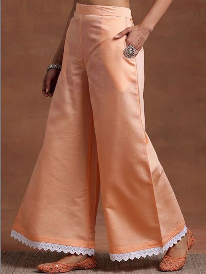 Women Ethnic Motifs Embroidered Regular Thread Work Kurta with Palazzos & With Dupatta