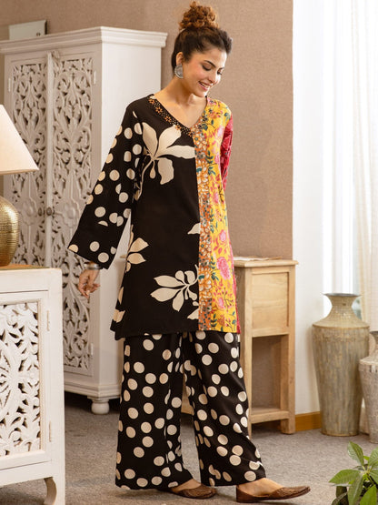 Floral Printed Kurta with Palazzos