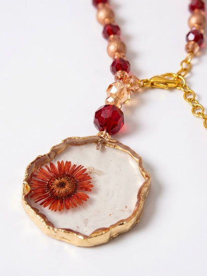 Dhiyona Set Of 2 Gold Toned Red Artificial Beads Bhaiya Bhabhi Rakhi