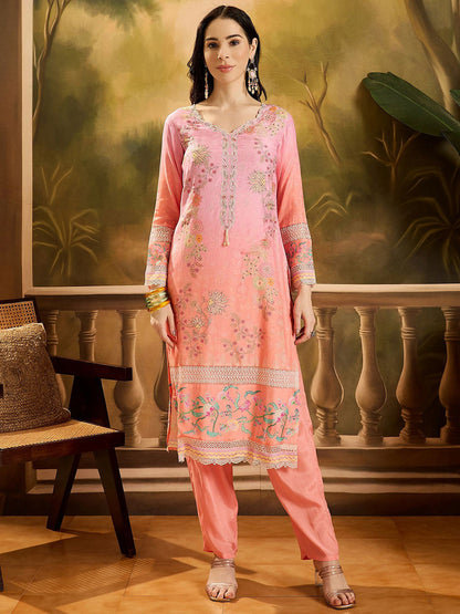 Women Embroidered Kurta Set