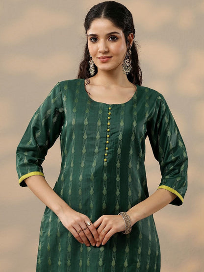 Women Ethnic Motifs Printed Regular Kurta with Trousers & With Dupatta