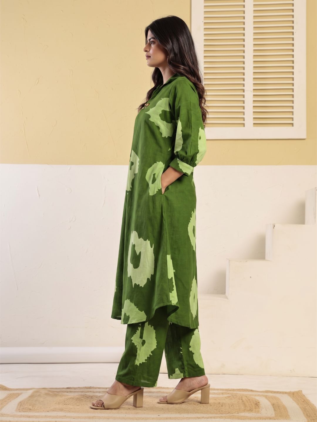 Poppi Fern Printed Cotton Co-ord Set