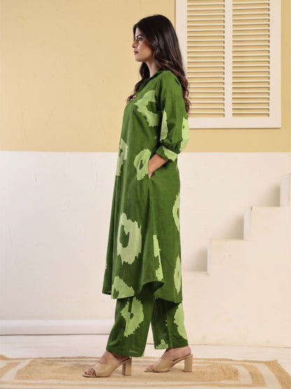 Poppi Fern Printed Cotton Co-ord Set