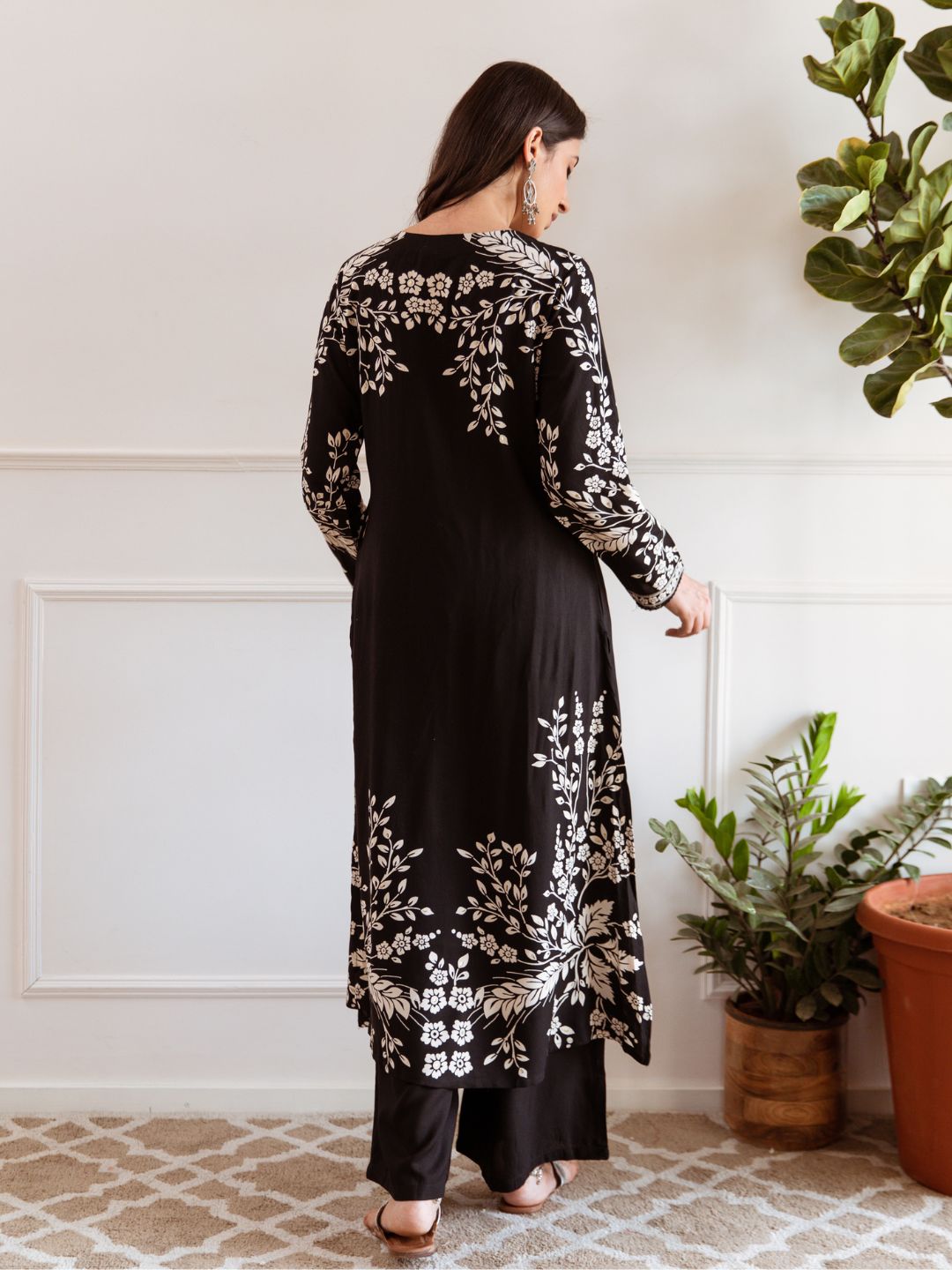 Aruna Jade Printed Kurta Pant Set