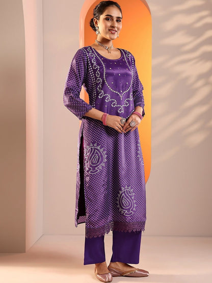 Women Ethnic Motifs Printed Regular Kurta with Trousers & With Dupatta