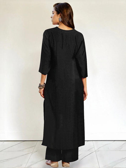 Dhiyona KL Women Regular Kurta with Palazzos & With Dupatta