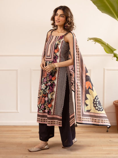 Karen Moonstone printed cotton suit set