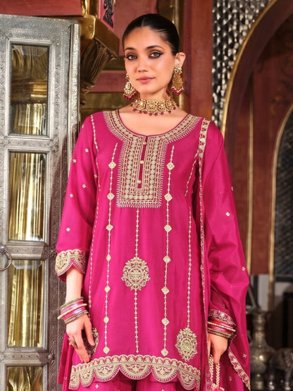 Triyaksha Rani Full Work Heavy Suit Set