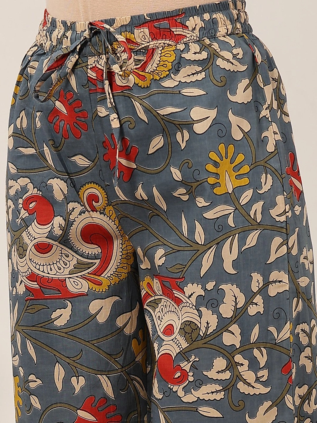 Women Ethnic Motifs Printed Regular Pure Cotton Kurta with Palazzos & With Dupatta