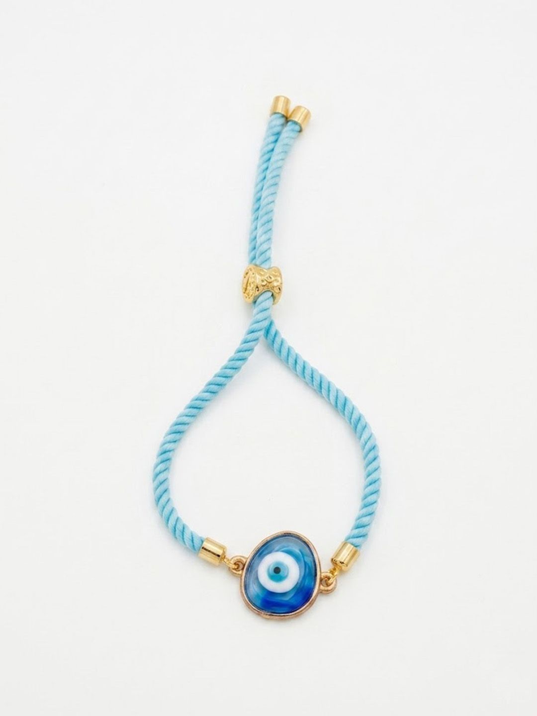 Dhiyona Set Of 2 Blue Evil Eye Bhaiya Bhabhi Wraparound Rakhi