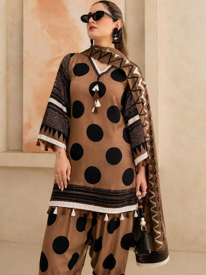 Women Printed Regular Kurta with Patiala & With Dupatta