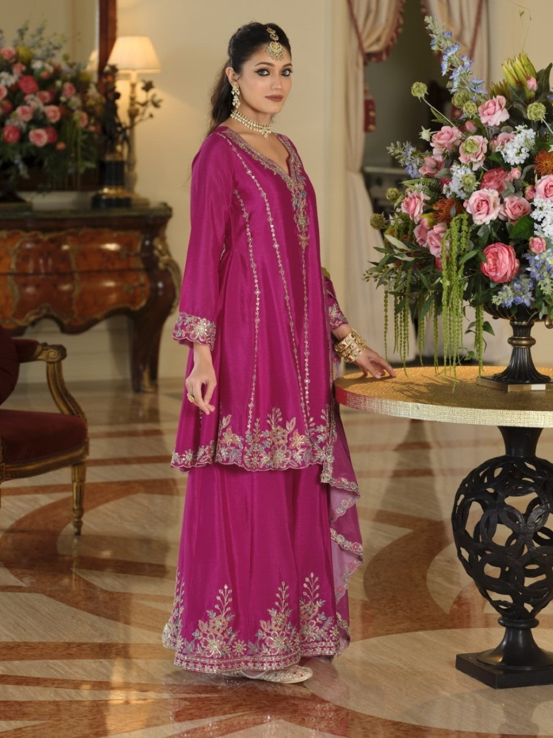 Areesa Rose Full Work Suit set